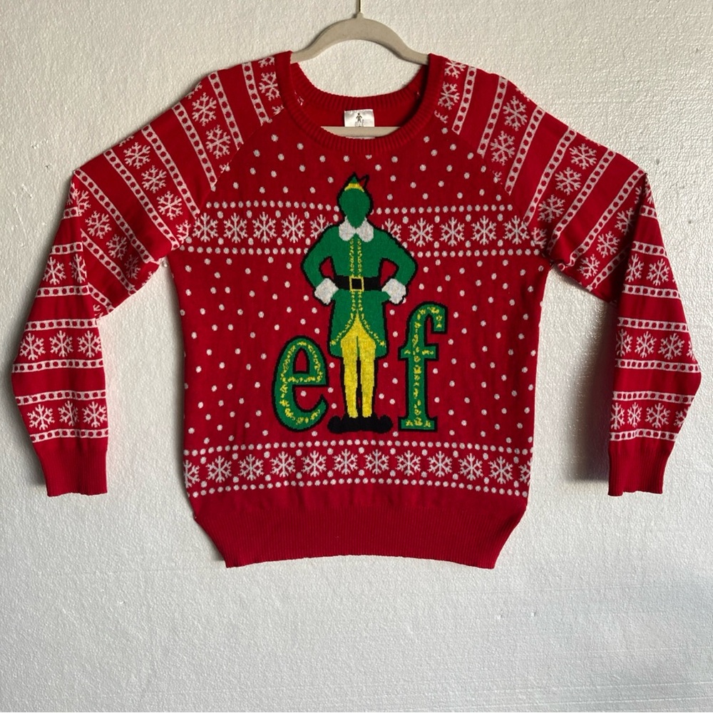 ELF Red Knit Sweater